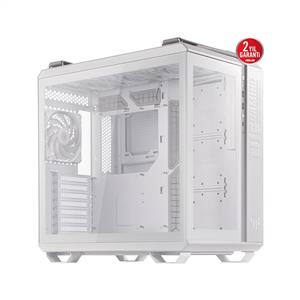 ASUS TUF GAMING GT502 PLUS BEYAZ USB 3.2 TEMPERLİ CAM MidT ATX OYUNCU KASASI