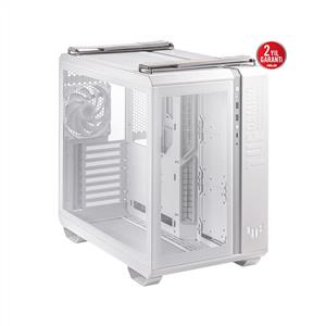 ASUS TUF GAMING GT502 PLUS BEYAZ USB 3.2 TEMPERLİ CAM MidT ATX OYUNCU KASASI