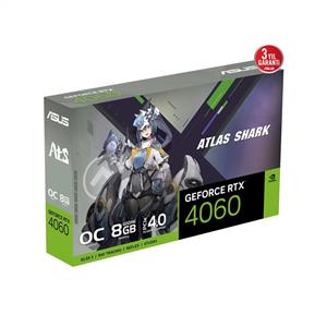 ASUS ATS GeForce RTX 4060 V2 OC 8GB GDDR6 128Bit DLSS 3 Ekran Kartı