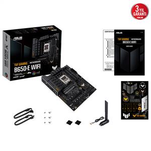 ASUS TUF GAMING B650-E WIFI AMD B650 Soket AM5 DDR5 8000MHz (OC) M.2 Anakart