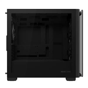 ASUS A23 PLUS TG ARGB SİYAH 4x120mm FANLI USB 3.2 Micro ATX KASA