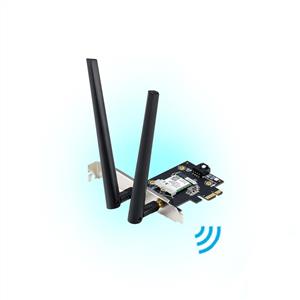 ASUS PCE-BE6500 688MBPS-2882MBPS-2882MBPS TRI-BANT Wi-Fi 7 / BLUETOOTH 5.4 PCI-E KART