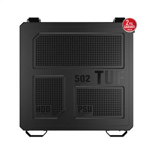 ASUS TUF GAMING GT502 HORIZON SİYAH TEMPERLİ CAM MidT ATX OYUNCU KASASI