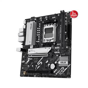 ASUS PRIME B850M-K AMD B850 Soket AM5 DDR5 8400MHz(OC) M.2 Anakart