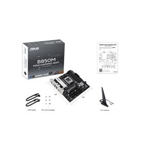 ASUS B850M MAX GAMING WIFI AMD B850 Soket AM5 DDR5 8000MHz(OC) M.2 Anakart