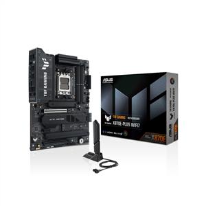 ASUS TUF GAMING X870E-PLUS WIFI7 AMD X870 Soket AM5 DDR5 8000MHz(OC) M.2 Anakart