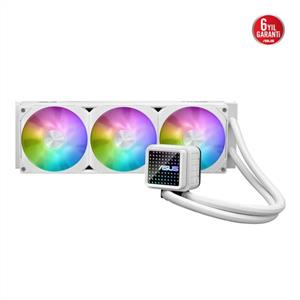 ASUS PRIME LC 360 ARGB - BEYAZ 360mm INTEL/AMD Uyumlu Sıvı Soğutucu