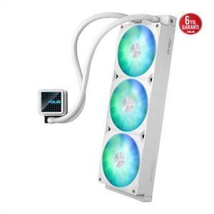 ASUS PRIME LC 360 ARGB - BEYAZ 360mm INTEL/AMD Uyumlu Sıvı Soğutucu