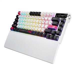 ASUS ROG AZOTH X/NX SNOW/PBT/TR SWITCH KABLOSUZ GAMING KLAVYE-BEYAZ