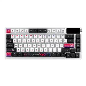 ASUS ROG AZOTH X/NX SNOW/PBT/TR SWITCH KABLOSUZ GAMING KLAVYE-BEYAZ