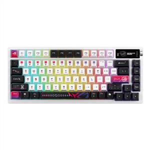 ASUS ROG AZOTH X/NX SNOW/PBT/TR SWITCH KABLOSUZ GAMING KLAVYE-BEYAZ