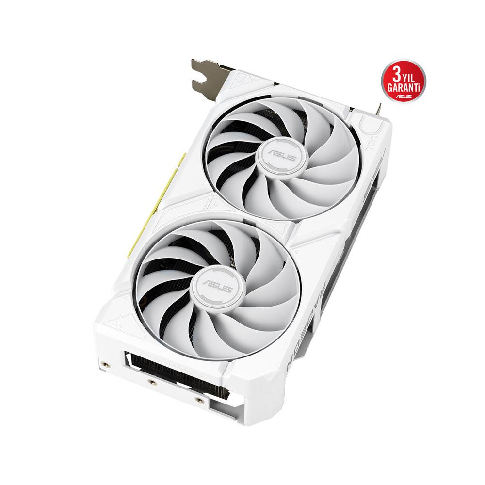 ASUS DUAL RADEON RX 9060 XT WHITE 16GB GDDR6 128Bit AMD Ekran