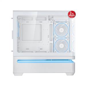 ASUS PRIME AP202 TG 3x120mm ARGB FANLI Micro ATX BEYAZ KASA