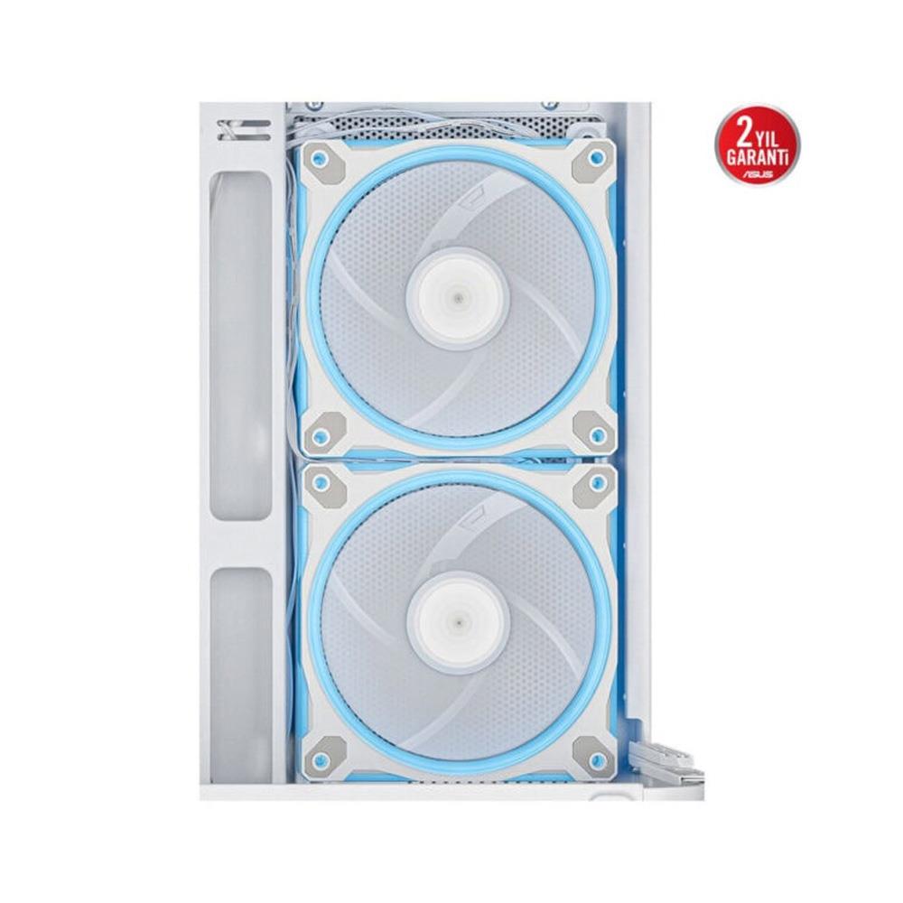 ASUS PRIME AP202 TG 3x120mm ARGB FANLI Micro ATX BEYAZ KASA