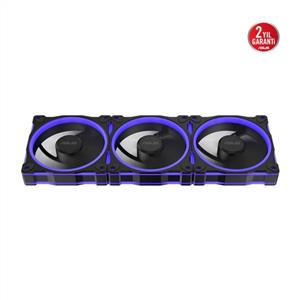 ASUS PRIME MR120 ARGB 120mm REVERSE ÜÇLÜ SİYAH KASA FANI