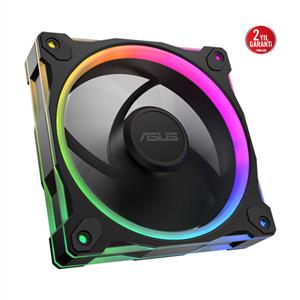 ASUS PRIME MR120 ARGB 120mm REVERSE ÜÇLÜ SİYAH KASA FANI