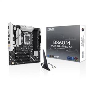 ASUS B860M MAX GAMING AX Intel B860 Soket 1851 DDR5 8666Mhz (OC) M.2 Anakart