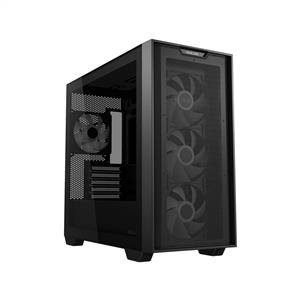 ASUS A21 PLUS TG BLACK 4x120mm ARGB FANLI mATX KASA