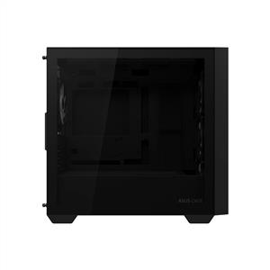 ASUS A21 PLUS TG BLACK 4x120mm ARGB FANLI mATX KASA