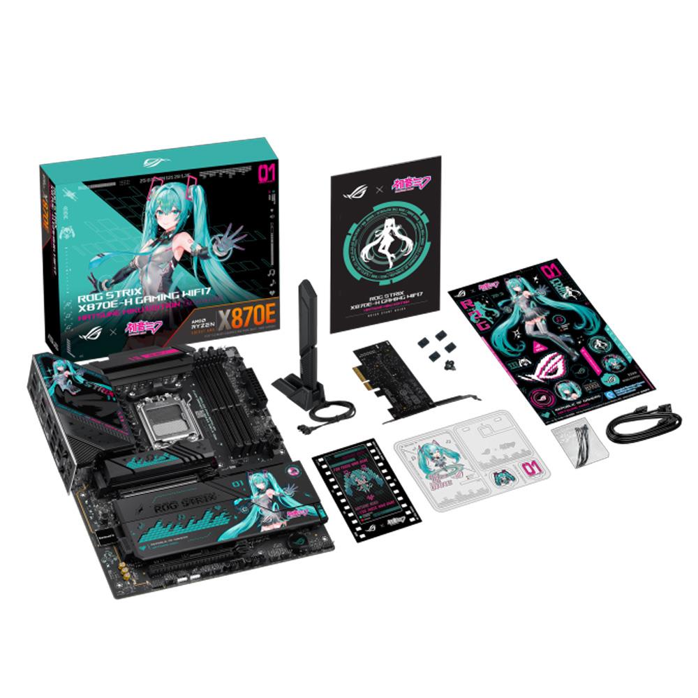 ASUS ROG STRIX X870E-H GAMING WIFI7 HATSUNE MIKU X870 AM5 DDR5