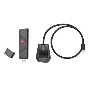 ASUS ROG USB-BE92 688MBPS-2882MBPS-2882MBPS TRI-BANT Wi-Fi 7 USB ADAPTÖR