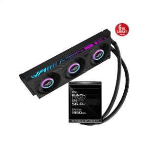 ASUS ROG STRIX LC IV 360 ARGB LCD 3x120mm 360mm SİYAH SIVI SOĞUTUCU