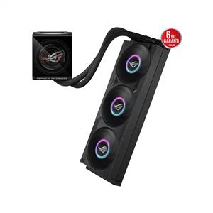 ASUS ROG STRIX LC IV 360 ARGB LCD 3x120mm 360mm SİYAH SIVI SOĞUTUCU
