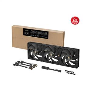 ASUS PROART PF120 PWM 120mm ÜÇLÜ SİYAH KASA FANI