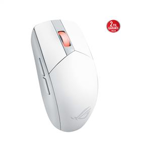 ASUS ROG STRIX IMPACT III WL 36000 DPI KABLOSUZ GAMING MOUSE-BEYAZ