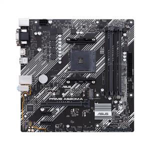 ASUS PRIME A520M-A A520 Soket AM4 AMD Ryzen DDR4 4800MHz (O.C.) M.2 Anakart