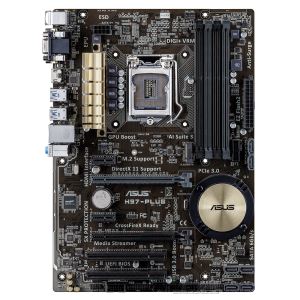 ASUS H97-PLUS Intel H97 Soket 1150 DDR3 1600Mhz HDMI&DVI Anakart