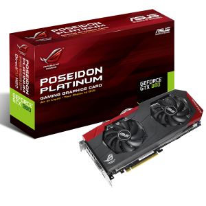 Asus GeForce GTX980 ROG POSEIDON PLAT. GDDR5 4GB 256Bit DX12 Nvidia Ekran Kartı