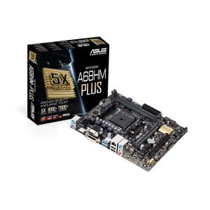 ASUS A68HM-PLUS AMD A68 Soket FM2+ DDR3 2400MHz(O.C) VGA&DVI&HDMI Anakart