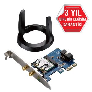 ASUS PCE-AC55BT 300MBPS-867MBPS DUAL-BANT KABLOSUZ-AC / BLUETOOTH 4.0 PCI-E KART