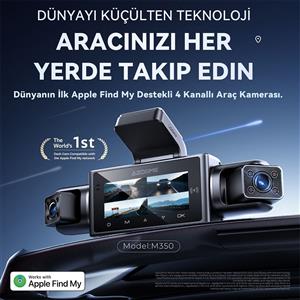 Azdome M350 4 Kameralı Araç İçi Kamera