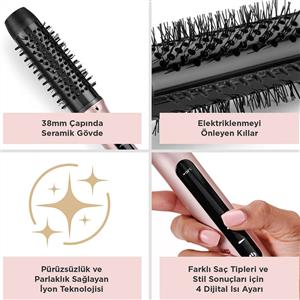 Babyliss HSB200E Volume Boost İyon Etkili Termal Saç Fırçası