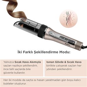 Babyliss C6688E Style Secret Air Otomatik Dönen Saç Şekillendirici Maşa