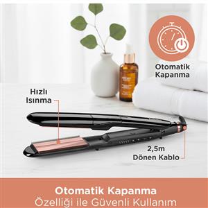Babyliss ST493E Steam Smooth Buharlı Saç Düzleştirici