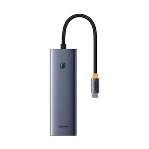 BASEUS Flite Series 7-Port HUB (Type-C to HDMI4K@60Hz*1+USB3.0*2) - Uzay Grisi