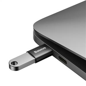 Baseus Ingenuity Mini OTG Adaptör Type-C to USB 3.1 - Siyah