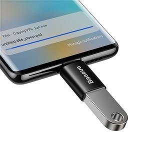 Baseus Ingenuity Mini OTG Adaptör Type-C to USB 3.1 - Siyah