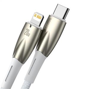 Baseus Glimmer 20W Type-C to Lightning Kablo 1m - Beyaz