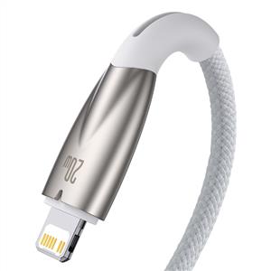 Baseus Glimmer 20W Type-C to Lightning Kablo 1m - Beyaz