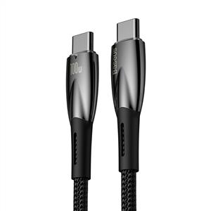 Baseus Glimmer 100W Type-C to Type-C Kablo 2m - Siyah