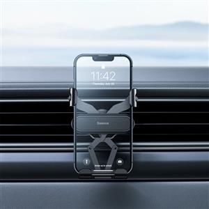 Baseus Stable Gravitational Araç İçi Telefon Tutucu (Air Vent) - Siyah