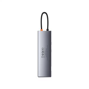 BASEUS Metal Gleam Series 11-in-1 Multifonksiyonel Type-C HUB - Uzay Grisi