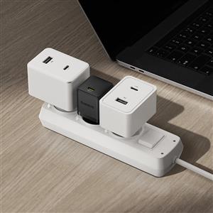 BASEUS Gan3 Fast Charger PD 30W Hızlı Şarj Adaptörü - Siyah