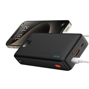 BASEUS Airpow Hızlı Şarj Powerbank 20.000 mAh ( 20W - 2 Port ) - Siyah