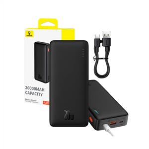 BASEUS Airpow Hızlı Şarj Powerbank 20.000 mAh ( 20W - 2 Port ) - Siyah