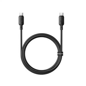 BASEUS Silky Series Type-C to Type-C 100w Hızlı Şarj Kablosu 1m - Siyah